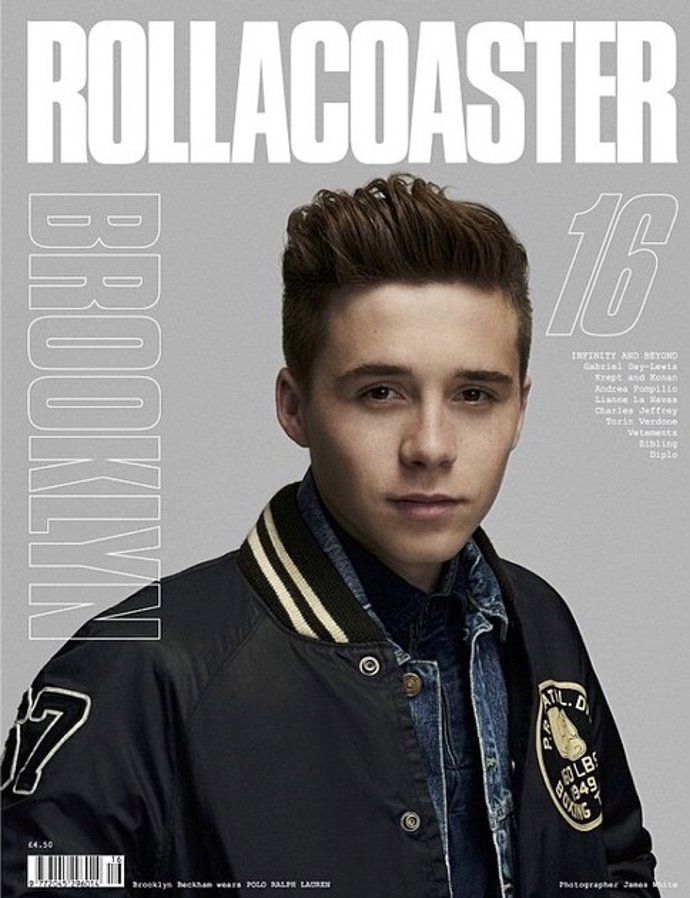 BROOKLYN BECKHAM PORTADA DE ROLLACOASTER