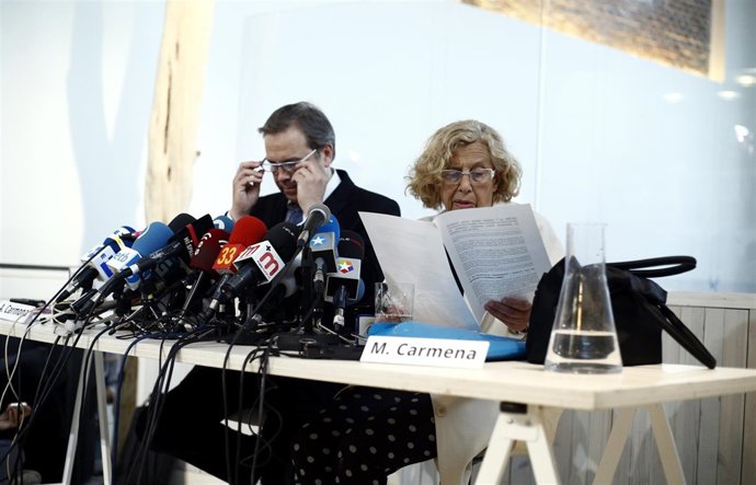 Manuela Carmena y Antonio Miguel Carmona