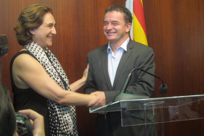 Ada Colau (Bcomú) Alfred Bosch (ERC)