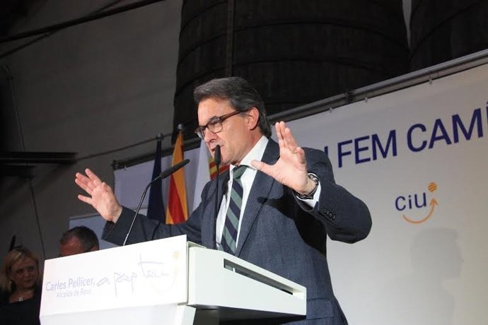 El presidente de la Generalitat, Artur Mas