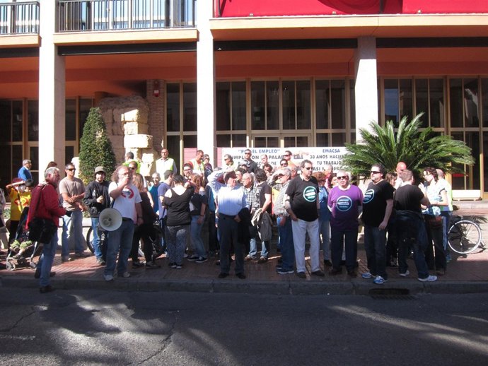 Concentración de la Acampada Dignidad