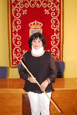 La alcaldesa de Cigales, Pilar Fernández Pastor