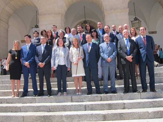La nueva corporación del Ayuntamiento de Cáceres 