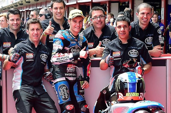 El piloto español de Moto3 Jorge Navarro 