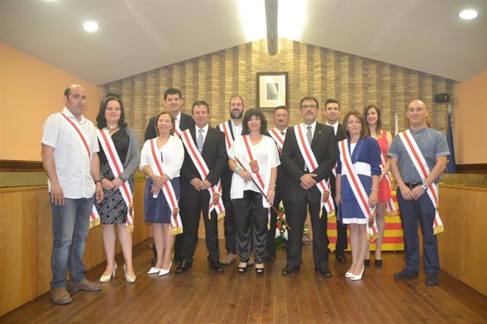 La nueva corporación de La Almunia