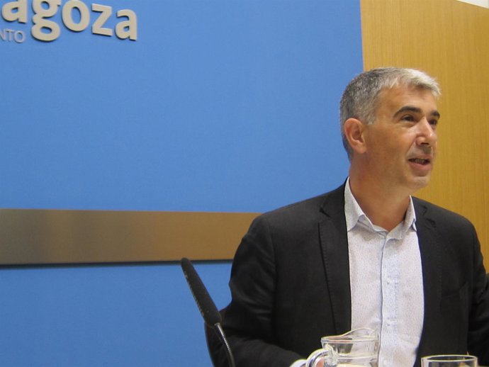 El portavoz del grupo municipal de CHA, Juan Martín