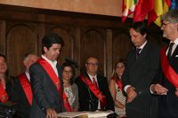 Luis Felipe (PSOE), elegido alcalde de Huesca con el respaldo de Cambiar y Aragón Sí Puede