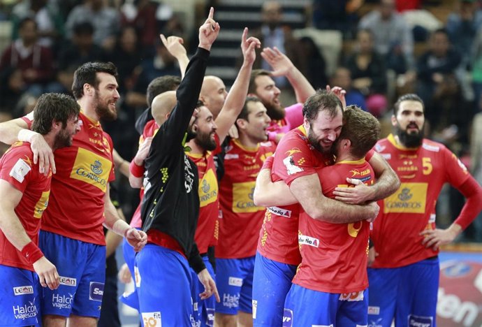 Los hispanos, como primeros de grupo al Europeo de balonmano
