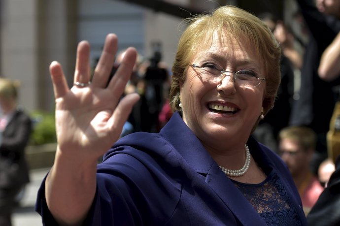 Chile's President Bachelet arrives at EU-CELAC Latin America summit in Brussels,