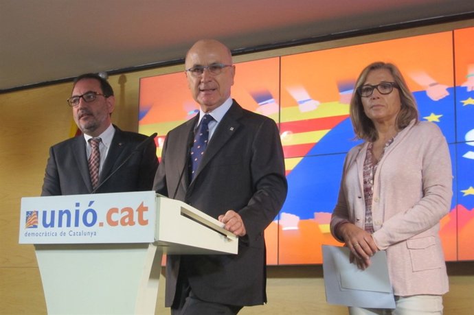 Ramon Espadaler, Josep Antoni Duran, Joana Ortega (UDC)