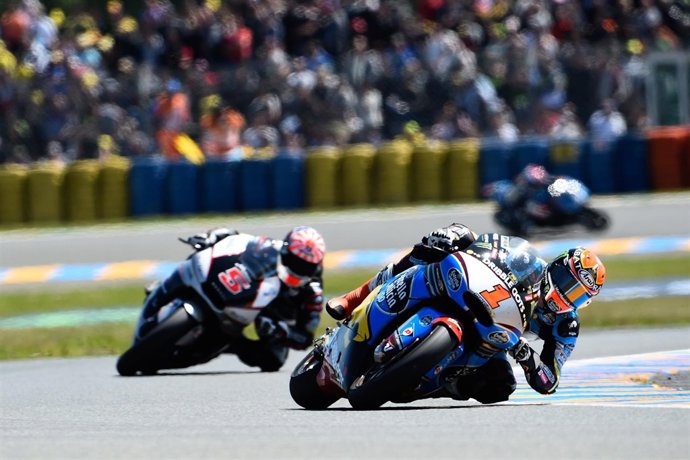 Esteve Rabat. Johann Zarco. Le Mans. Moto 2