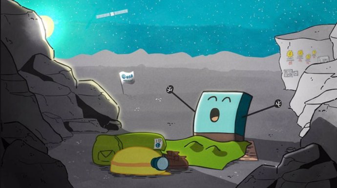  el aterrizador Philae de la ESA se ha puesto en contacto con la nave Rosetta
