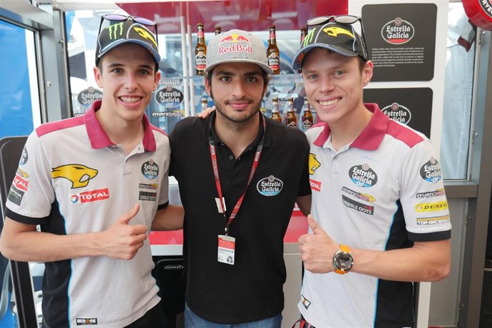 Carlos Sainz Tito Rabat Alex Márquez