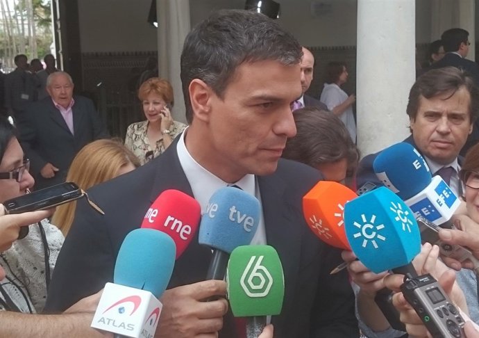 Pedro Sánchez, este domingo en el Parlamento andaluz