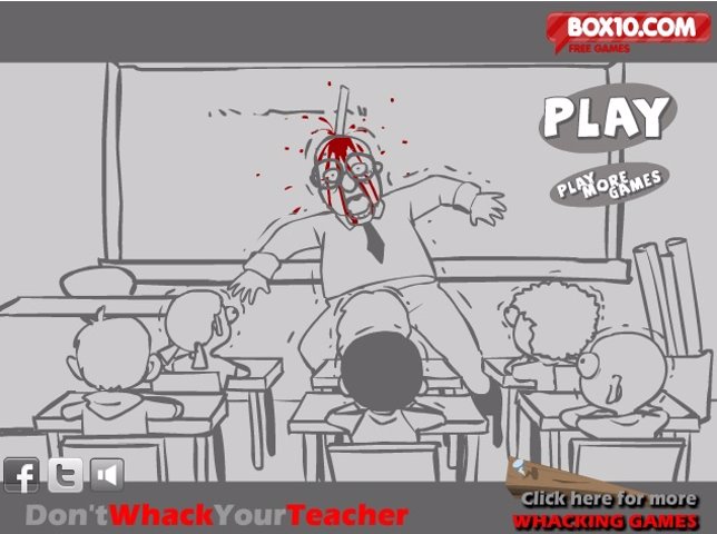 Videojuego Whack your teacher
