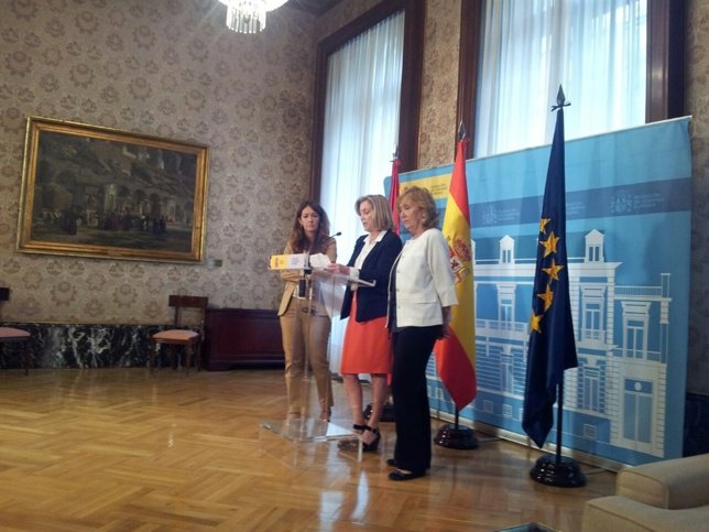 Dancausa en rueda de prensa