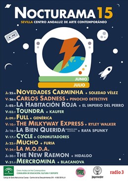Cartel de Nocturama junio y julio