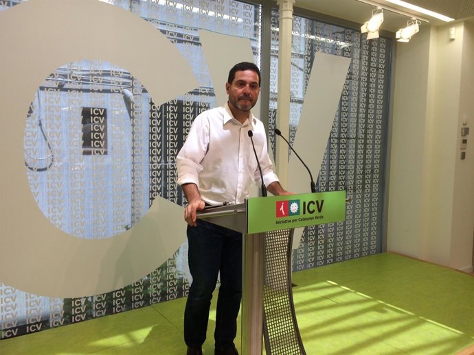 El secretario general de ICV, Josep Vendrell