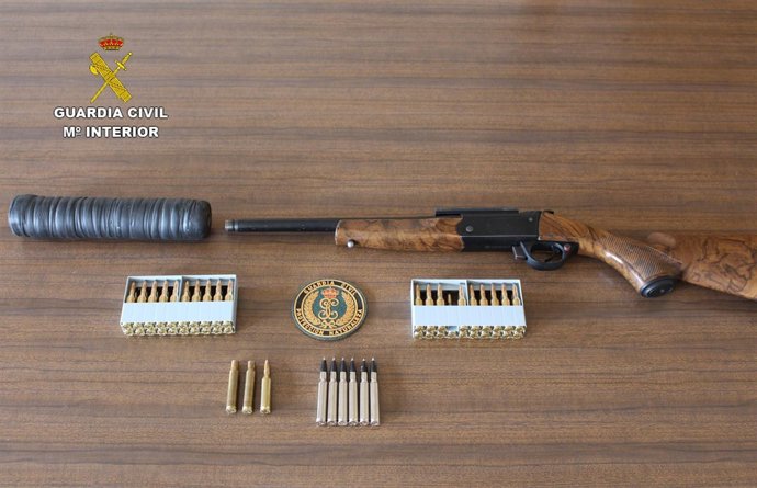 Rifle intervenido al cazador