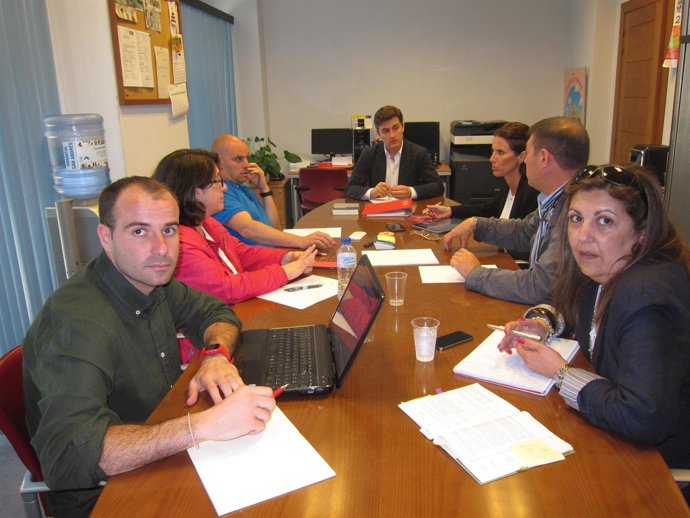 Primera reunion del Grupo Municipal del PSOE de Gijón.