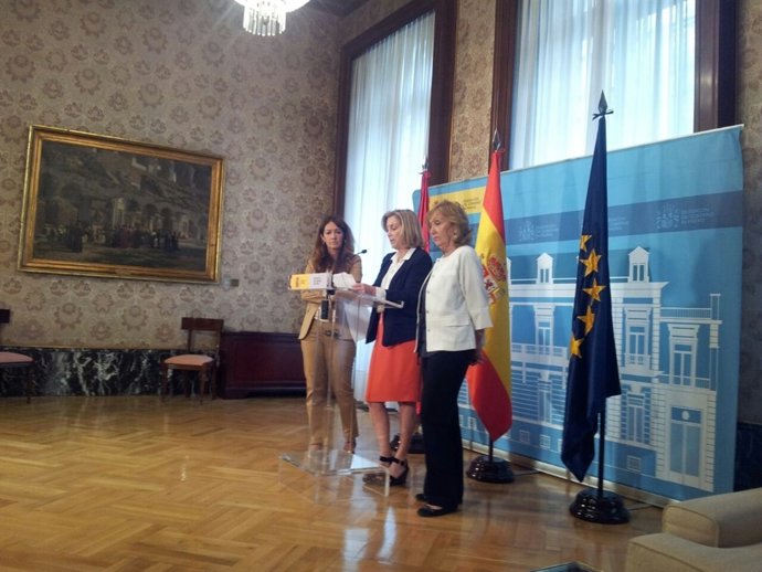 Dancausa en rueda de prensa