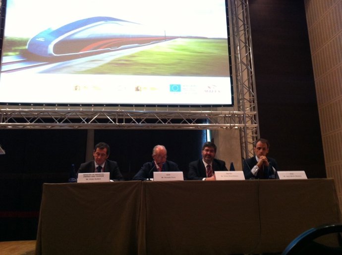 Inauguración de la convencióm ferroviaria de Mafex