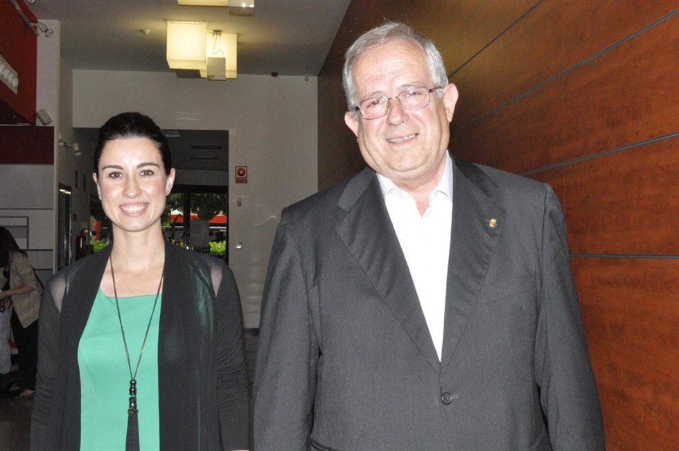 Martín Llanas y Teresa Ladrero, del PSOE-Zaragoza.