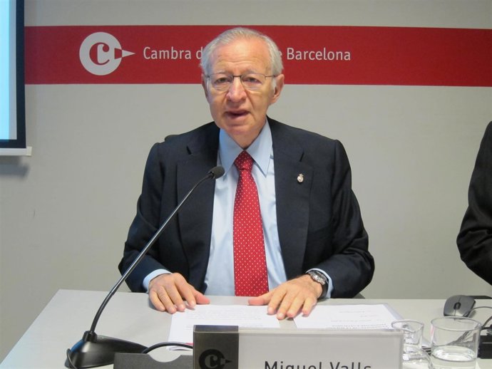 El pte. De la Cámara de Barcelona, Miquel Valls