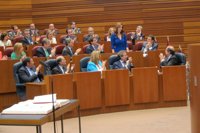 Clemente, presidenta de las Cortes