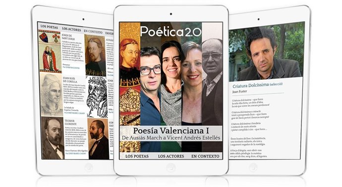 La primera app de Poética 2.0, sobre poesía en valenciano.