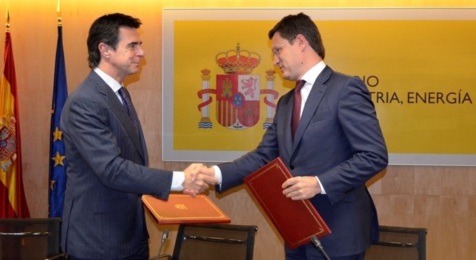 Soria y su homólogo ruso