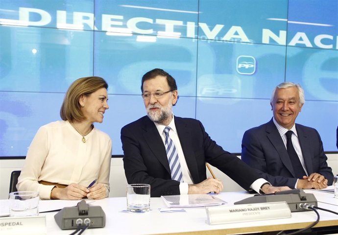 Rajoy preside la Junta Directiva Nacional del PP