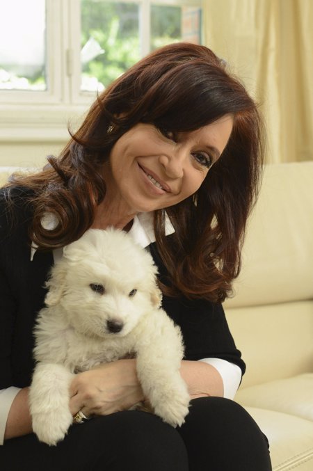 Kirchner y su perro