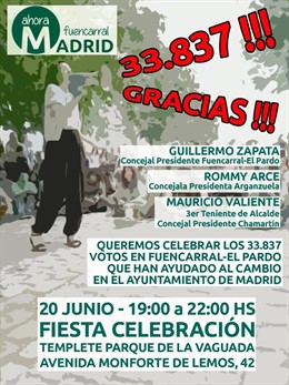 Cartel de la convocatoria