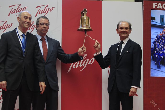 José María Oriol y Carlos Palacio en la salida a bolsa de TALGO