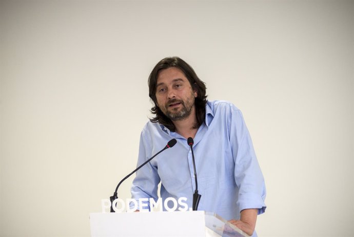 El dirigente de Podemos Rafa Mayoral