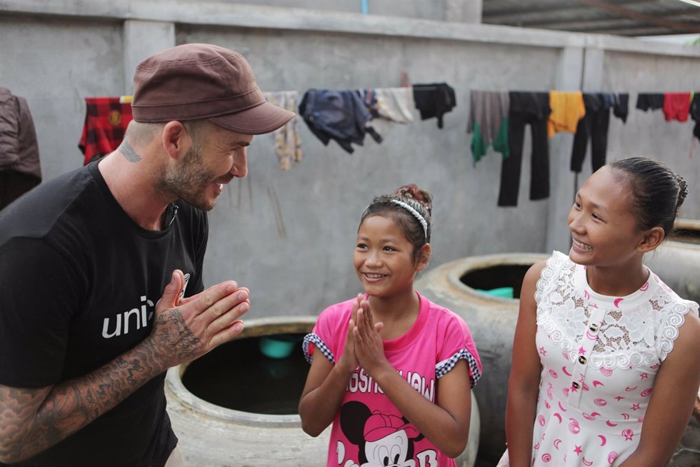 David Beckham embajador buena voluntad Unicef 