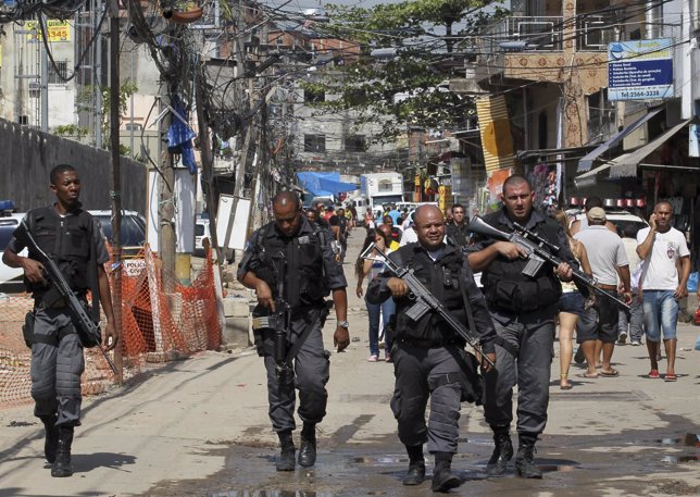 Redada en las favelas brasileñas