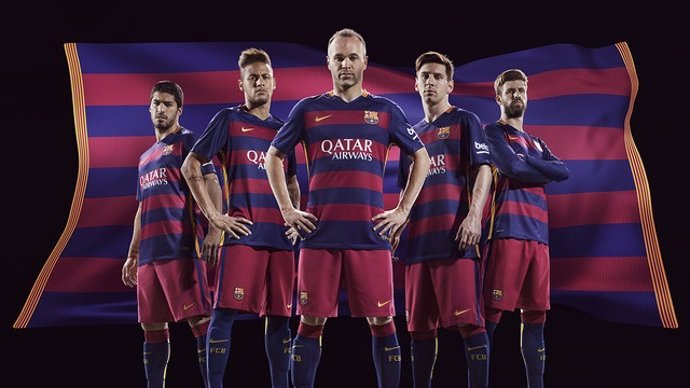 Barcelona equipación camiseta temporada 2015-16