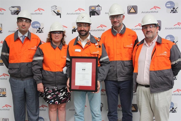 ArcelorMittal recibe el Certificado AENOR de Empresa Saludable