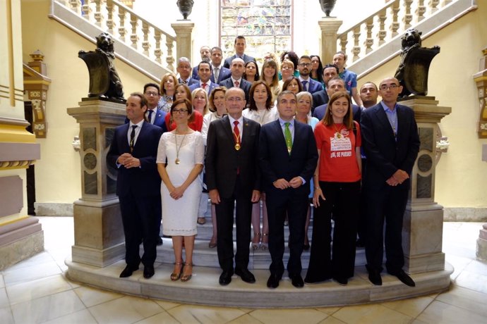 Miembros de la Corporación municipal Málaga capital 2015-2019