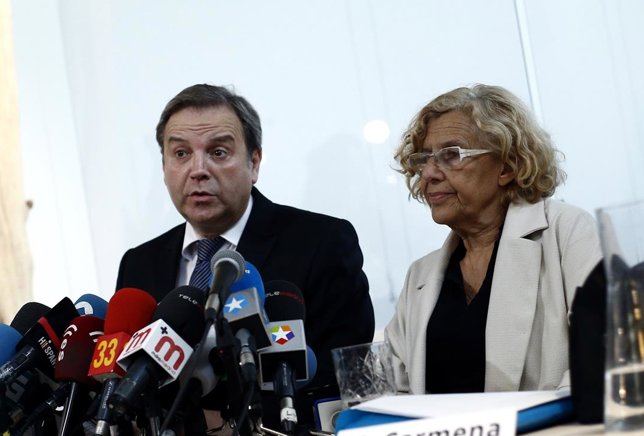 Manuela Carmena y Antonio Miguel Carmona