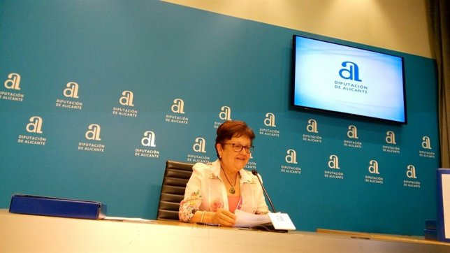 Luisa Pastor en la comparecencia de este miércoles