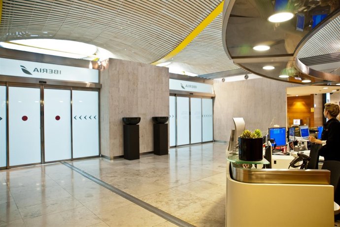 Sala VIP de Iberia, en la T4