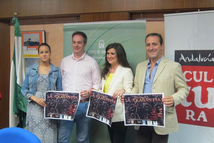 Caballero y Rordríguez (2 y 1d) presentan 'La Noche de la Tragantía'.