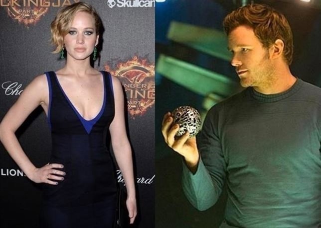 Jennifer Lawrence y Chris Pratt
