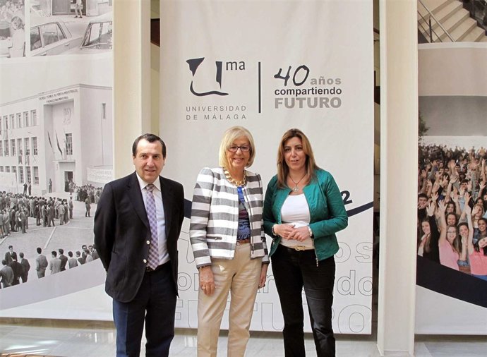 Ruiz Espejo, Adelaida de la Calle y Susana Díaz