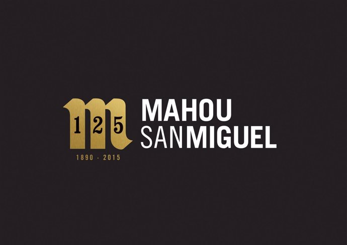 Mahou San Miguel logo 125 aniversario 