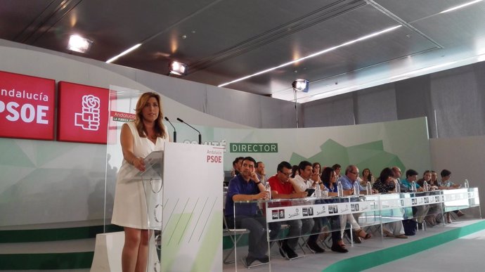 Susana Díaz, ante el Consejo Director del PSOE-A