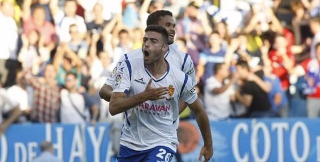 El Zaragoza vence a Las Palmas en el partido de ida del 'play-off'